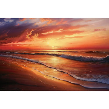 Sunset Oil Canvas